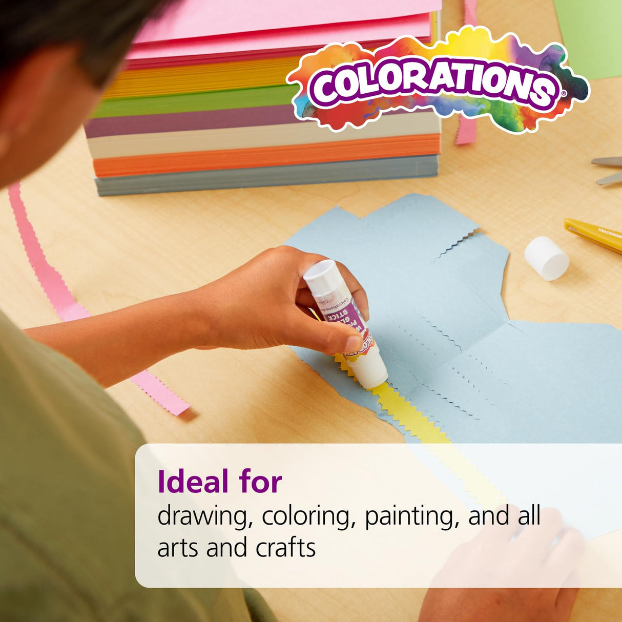 Construction Paper,White,12 inches x 18 inches,500 Sheets,Heavyweight Construction Paper,Crafts,Art,Kids Art,Painting,Coloring,Drawing,Creating,Paper,Art Project,All Purpose Colorations