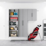 HangUps Upper Storage Cabinet, 24", Light Gray Prepac