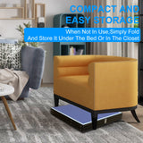 Dithoko 4.5ft Small Size Table Tennis Table Midsize Foldable & Portable Ping Pong Table Set with Net, 2 Ping Pong Paddles and 3 Balls for Indoor Outdoor Game Dithoko