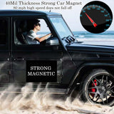 OUCPC Black Blank Car Magnets with 40 mils, 1 Pack 17” x 12” Car Magnets and Decals, Rounded Corners Car Door Magnets, Magnet for Car to Advertise Business, Prevent Car Scratches & Dents OUCPC