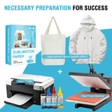 Lzerking Sublimation Paper 8.5x11 Inch 125gsm 400 Sheets, Heat Transfer Paper for Inkjet Printers - Ideal for Various Coatings, DIY Projects, T-Shirts, Phone Cases, Mugs Lzerking