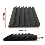 Heavyoff 12 Pack Acoustic Foam Panels Studio Soundproofing Wedges 10"x10"x2" Noise Dampening Sound Insulation for Home Ceiling, White Heavyoff