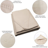 ONTHEWAY 5FT x 8FT Double Tiered Replacement Canopy Grill BBQ Gazebo Roof Top, for Gazebo Model L-GZ238PST-11 Only ontheway