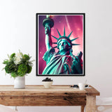 DIY 5D Diamond Painting Kits for Adults The Statue of Liberty Famous Places of The World Diamond Painting Diamond Art Kits Gem Art Kits for Gift Home Wall Decor 12x16 inch EATUKYIC