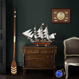 SAILINGSTORY Wooden Model Ship USS Constitution 1/140 Scale Replica Frigate Sailing Warship Model Sailboat Decor HOME DECOR SAILINGSTORY
