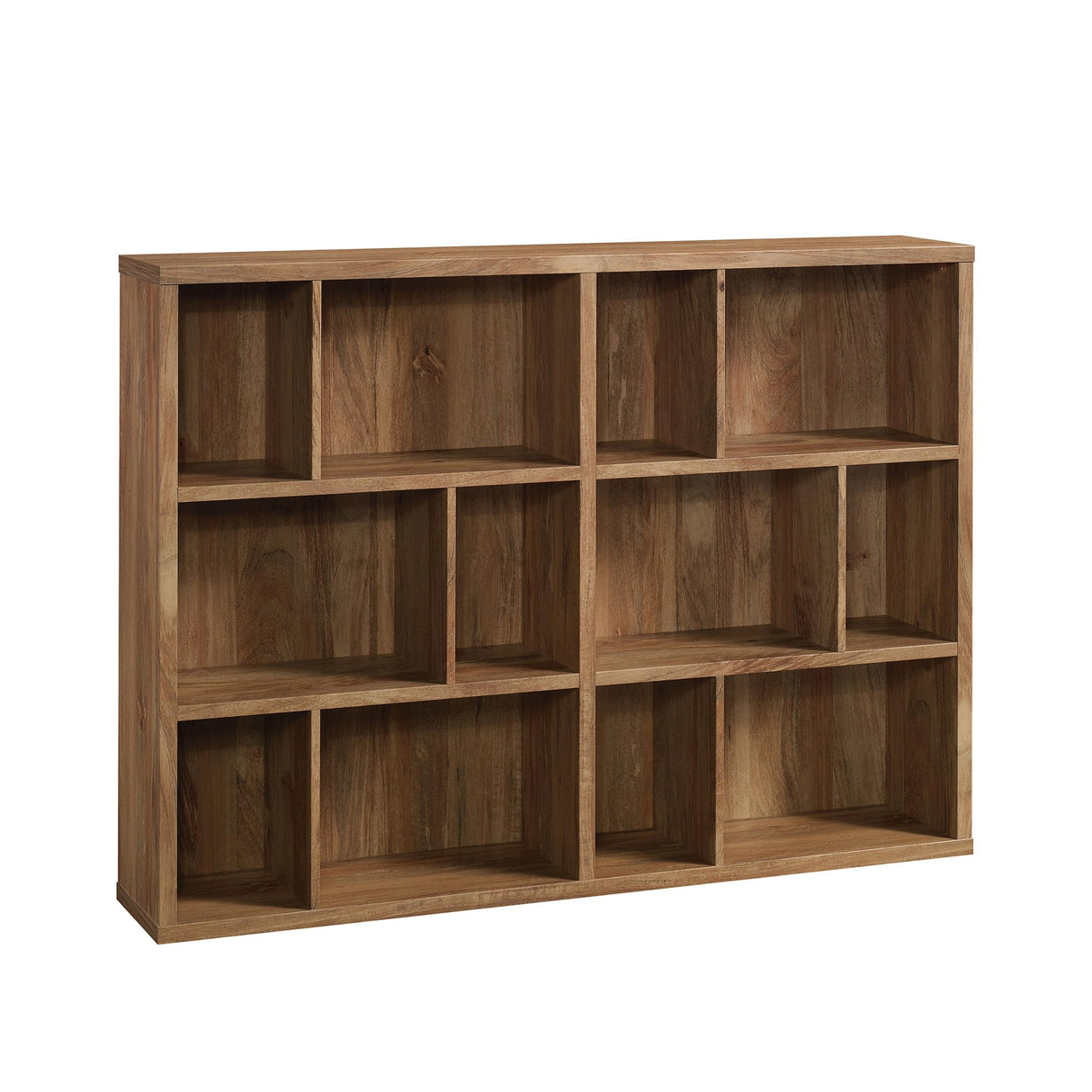 Sauder Horizontal Bookcase in Sindoori Mango Finish Sauder