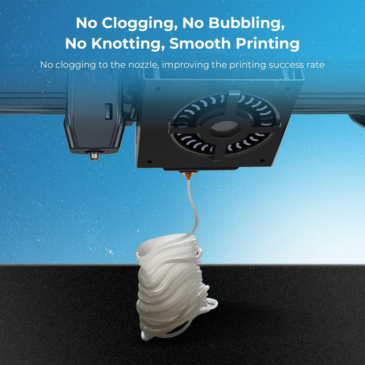 Creality PLA Filament 1.75mm, Upgrade PLA+ Filament Strong Toughness No-Tangling Vacuum Packaging 3D Printing Filament Fit Most FDM 3D Printers, 1kg Spool, Accuracy +/- 0.02mm, Multi-Color Creality