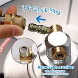 Twinkle Star 15" High Pressure Washer Surface Cleaner with 3 Wheels, Stainless Steel Housing & 1/4" Quick Connector, Power Washer Accessories; 2 Extension Wand, 2 Replacement Nozzles, 4000 PSI Twinkle Star