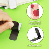 48 Pieces Magnetic Bookmark Sublimation Bookmarks Blank Book Marker Magnetic Page Clips for Kids Students Teachers School Home Office Reading Supplies Book Lovers Gifts Hooqict