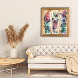 Rekxtmo DIY Butterfly Diamond Art Kits for Adults, 5D Diamond Painting for Beginners, Music Diamond Dot, Gem Painting Kit, Small Dimond Art Paintings Kit, Crafts for Adults, Home Wall Decor 14x14inch Rekxtmo