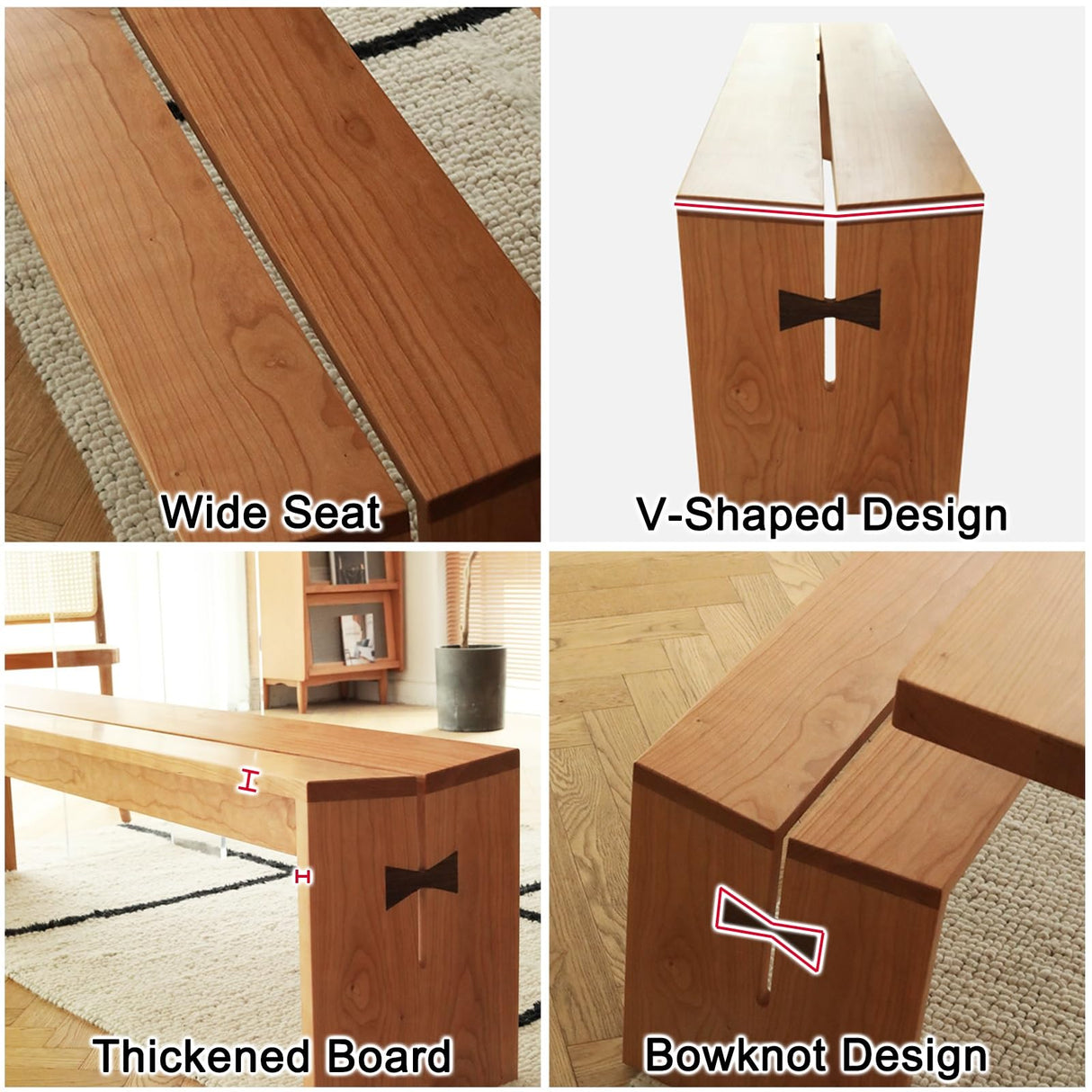 YLLSMGS Outside Bench Front Porch Bench Pine Farmhouse Armless for Kitchen Entry Way Hallway Living Dining Room Window Bedroom(Brown,100 * 32 * 45cm/39 * 13 * 18in) YLLSMGS