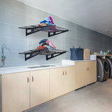 VEVOR 2 x 4 ft Garage Shelving Wall Mounted, 2 Pack Heavy Duty Garage Wall Shelves 500lbs Capacity, Garage Storage Rack Floating Shelves for Shop, Shed, Garage Storage VEVOR