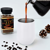 Lifecapido Sublimation Blanks Wine Tumblers 12oz, Stainless Steel Stemless Wine Tumblers, Double Wall Vacuum Insulated Wine Tumbler with Lids for Wine Coffee Champaign Juice Cocktails, White Lifecapido