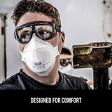 3M Aura Particulate Respirator 9205+ N95, Lightweight, 3 Panel Designed Helps Provide Comfortable and Convenient Respiratory Protection, 3-Pack 3M