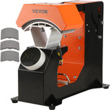VEVOR 3-in-1 Auto Hat Heat Press with 3pcs Interchangeable Platens(6.6" x 2.7", 6.6" x 3.8", 6.1" x 3"), Automatic Release&Press Knob-Style Digital Control Panel, Heat Transfer Printing for Caps VEVOR