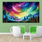 ijbnhd 5D Large Diamond Painting Kits for Adults, 5D Mountain Extra Large Diamond Art Kits, Full Drill Crystal Rhinestone Aurora Gem Art Home Wall Decor Gift(28X 16inch) ijbnhd