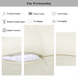 LisBiya Linen Throw Pillow Covers 18 x 18 Beige Decorative Blank Couch Pillow Covers for Sublimation Bed Sofa Farmhouse Cushion Cases Set of 4 LisBiya