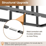 pickpiff Boot Rack Organizer Tall Boots - Black Boot Storage Organizer Tall Boots for Closet, Entryway, Garage, Porch, Free Standing Shoe Racks for 6 Pairs pickpiff