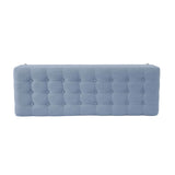 HomePop Modern Storage Bench, Blue Large HomePop
