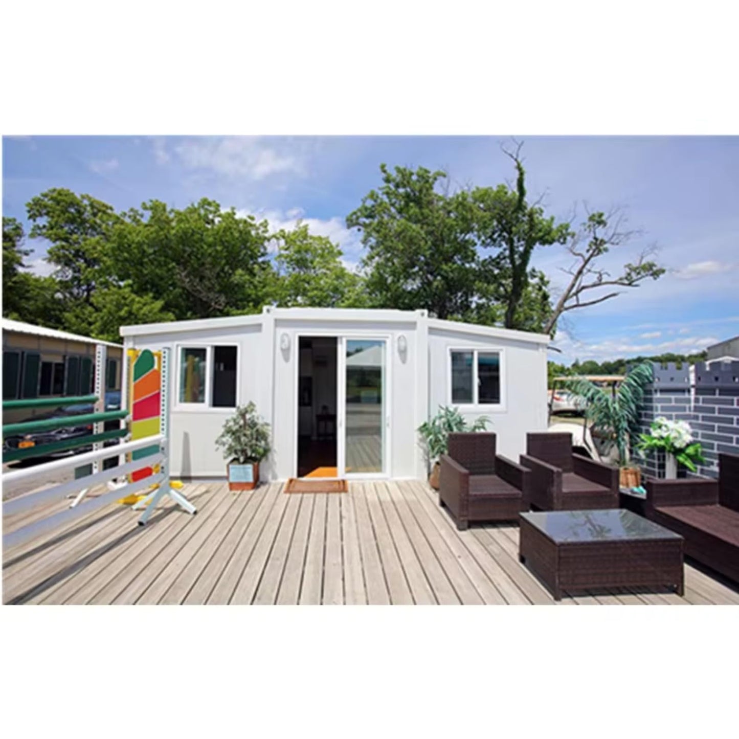 20ft 30ft 40ft 2 3 4 5 6 Bedroom Modular prefab pre fabricated Tiny Folding Foldable Expandable Container kit Home House Price - WoodArtSupply