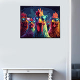 Five Roosters with Sunglasses DIY Paint by Numbers for Adults Funny Farm Animal DIY Digital Oil Painting Framhouse Chicken Painting Kits Canvas Acrylic Paint Room Decor 16x20Inch Without Frame Tucocoo