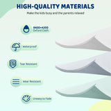 JOYMOR Grandient Style 3-in-1 Bounce House for Kids 3-6 w/Basketball Hoop, Slide, Kids 30s Blow Up Small Bounce House with Blower for Toddlers Indoor Outdoor Party JOYMOR