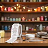 Galyacht 500Pcs White Candle Warning Labels, Candle Jar Container Stickers Candle Safety Stickers for Candle Making DIY Candle Jars and Tins Crafting Arts Galyacht