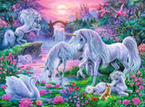 Ravensburger Unicorns in Sunset Glow - 150 Piece Jigsaw Puzzle for Kids | Unique Piece Design | Enhances Creativity | Perfect for Family Bonding | Fun and Educational Toy Ravensburger