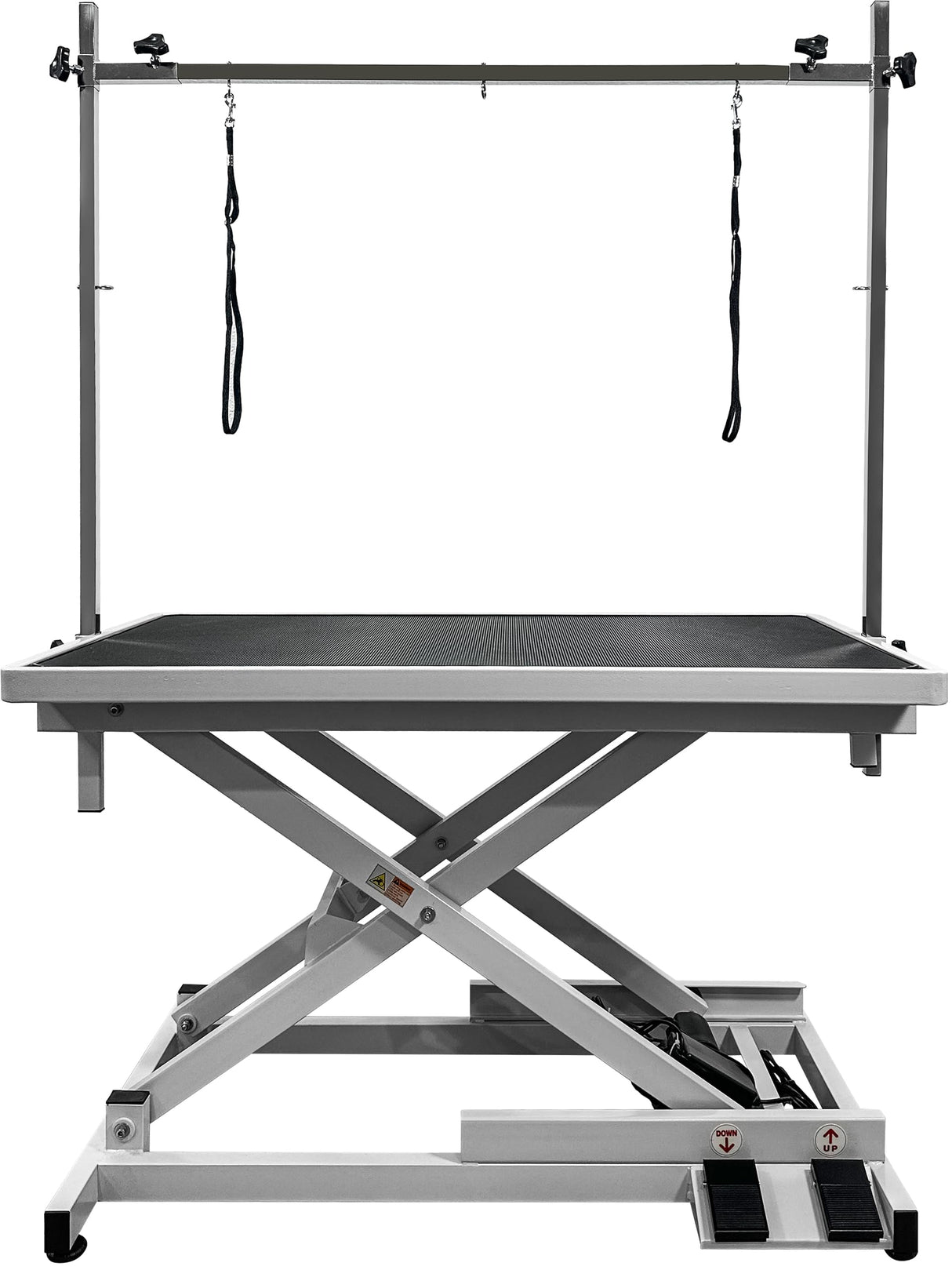 PawBest Large Professional Electric Lift Dog Grooming Table - Durable, Heavy Duty, Height Adjustable Pet Grooming Table w/Levelers, Dog Grooming Arm, Loops, Anti Slip Tabletop PawBest