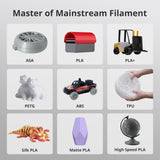 Anycubic Kobra S1 3D Printer Only, Support Multi Color Printing Needs ACE Pro, Max 600mm/s High Speed High Precision Anycubic App One-Click Printing Ultra-Quiet Printing 250 * 250 * 250mm ANYCUBIC