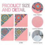 4PCS Diamond Art Bookmarks,DIY Diamond Painting Corner Bookmarks for Book Lovers,Cute Mandala Design Craft Kits for Kids,Adults,Beginners,Home and Office CHGANG