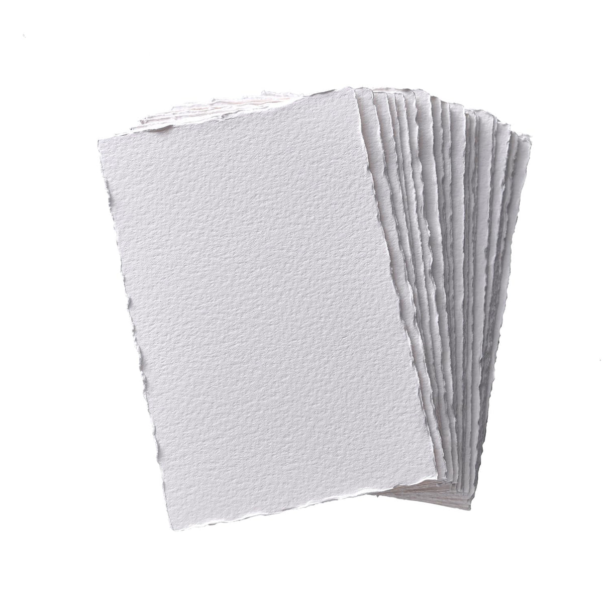 Deckle Edge Watercolor Paper, 100% Cotton, 140 LB, 300 GSM, 4x6”, 30 Sheets Mixed Media Paper for Dry & Wet Technique, Acid Free, tumuarta Blank Cards is Perfect for Greeting Cards & Thank You Notes tumuarta