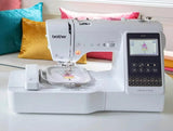 Brother SE700 Sewing and Embroidery Machine with Wireless LAN, 4" x 4" Hoop Area, 3.7" Touchscreen, SA650 Designio 50-Color Thread Set Brother