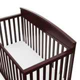Graco Benton 5-in-1 Convertible Crib (Espresso) – GREENGUARD Gold Certified, Converts from Baby Crib to Toddler Bed, Daybed and Full-Size Bed, Fits Standard Full-Size Crib Mattress Graco