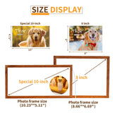 Jettiplex Dog Memorial Shadow Box - Pet Loss Gift with Paw Print Kit, Sympathy Keepsake for Rainbow Bridge, Display Case for Dog Urns(Special 10-inch) Jettiplex