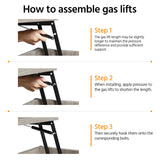 Yaheetech Lift Top Coffee Table, Square Farmhouse Coffee Table with Hidden Storage Compartment, Wood Center Table for Living Room, Home Office, Gray Yaheetech