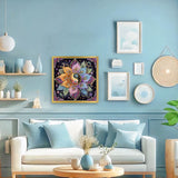 Mandala Special Shape Diamond Painting Kits- Flower Crystal Art Diamond Art Kits for Adults, 5D Rhinestone Painting for Gift Home Wall Decor(12x12inch) GOUGOUFAFA