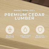 Yardistry 10' x 10' Meridian Gazebo Brown Yardistry