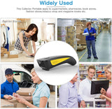 NETUM QR Code Scanner, Mini Barcode Scanner Bluetooth Compatible, Small Portable USB 1D 2D Bar Code Scanner for Inventory, 2.4G Cordless Image Reader for Tablet iPhone iPad Android iOS PC POS - C750 NETUM