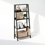 Furinno Ladder Display Shelf, 5-Tier, Espresso Furinno