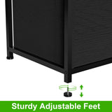 VANVERB Fish Tank Stand for 20-29 Gallon Aquarium, Heavy Duty Metal Wood Aquarium Stand with Cabinet Accessories Storage, Black VANVERB