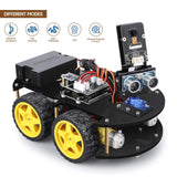 ELEGOO UNO R3 Smart Robot Car Kit V4 for Arduino Robotics for Kids Ages 8-12 12-16 STEM Science Kits Coding Gifts for 8 9 10 11 12 13 14 15 16 Year Old Boys Girls Teens Cool Engineering Building Toys ELEGOO