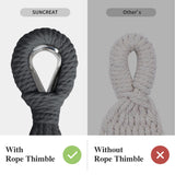 SUNCREAT Hammocks Outdoor Camping Double Hammock, Extra Large 2 Person Hammock for Camping, Dark Gray SUNCREAT