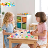 Air Dry Clay for Kids,Modeling Clay Kit,14 Species of Marine Life DIY Molding Clay Art Crafts Set,Ultra Light & Soft,Safe Non-Toxic,Toys Gifts for Age 4 5 6 7 8+ Years Old Boys Girls Kids QANIY