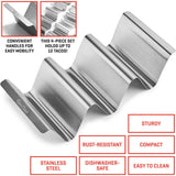 Uno Casa Tortilla Master Kit - Tortilla Press 8 Inch with Comal Pan, 4 Taco Holders, and Tortilla Warmer - Complete Taco Tuesday Kit, Rotis, and Quesadillas - Unique Gift for Friends and Family Uno Casa