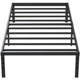Maenizi Twin XL Bed Frames No Box Spring Needed, 14 Inch Heavy Duty Metal Twin XL Platform Bed Frame Support Up to 2500 lbs, Easy Assembly, Noise Free, Black Maenizi