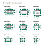 Vego garden Raised Garden Bed Kits, 17" Tall 9 in 1 8ft X 2ft Metal Raised Planter Bed for Vegetables Flowers Ground Planter Box-Modern Gray Vego garden