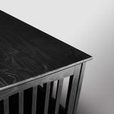 Casual Home Wooden Pet Crate, End Table, Medium, New Black Casual Home