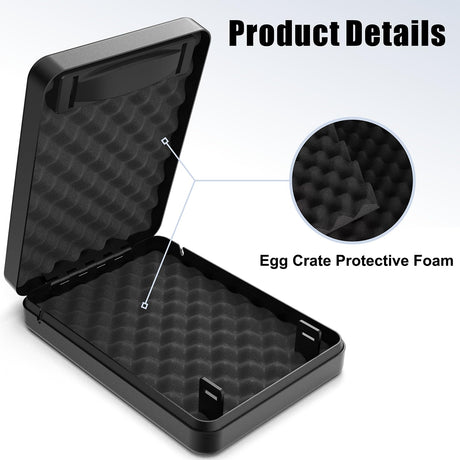 Z ZLJUAN Gun Safe for Pistols Small Handgun Lock Box with Security Cable Portable Travel Pistol Safe for Car, Home, Travel Z ZLJUAN