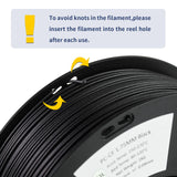 YXPOLYER Carbon Fiber PC Filament Tough Carbon Fiber Polycarbonate 1.75mm PC-CF 3D Printer Filament 1kg/2.2lb, Excellent Strength, Rigidity and Heat Resistance 3D Engineering Material Filament, Black yxpolyer
